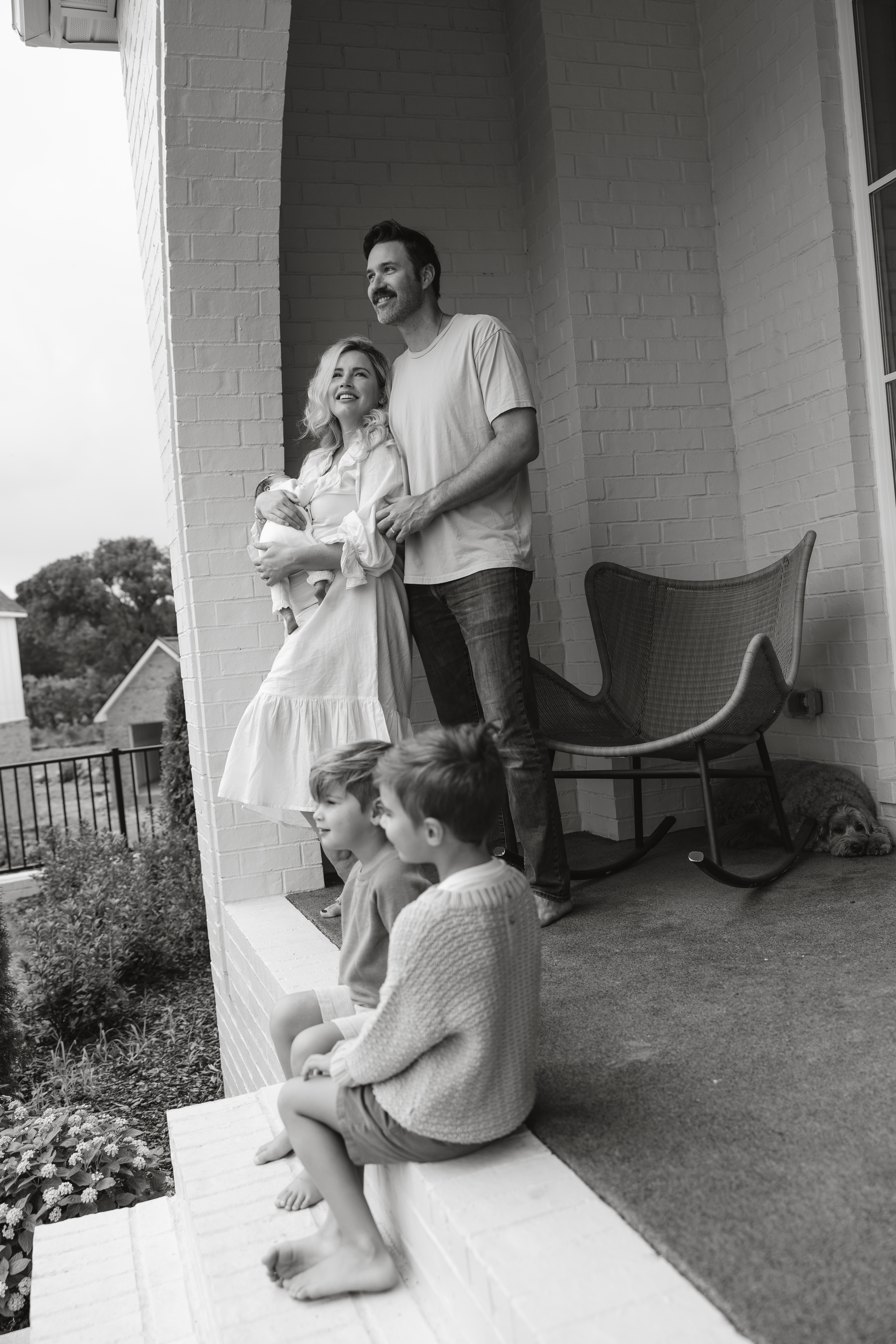 Sharrah Stevens with family